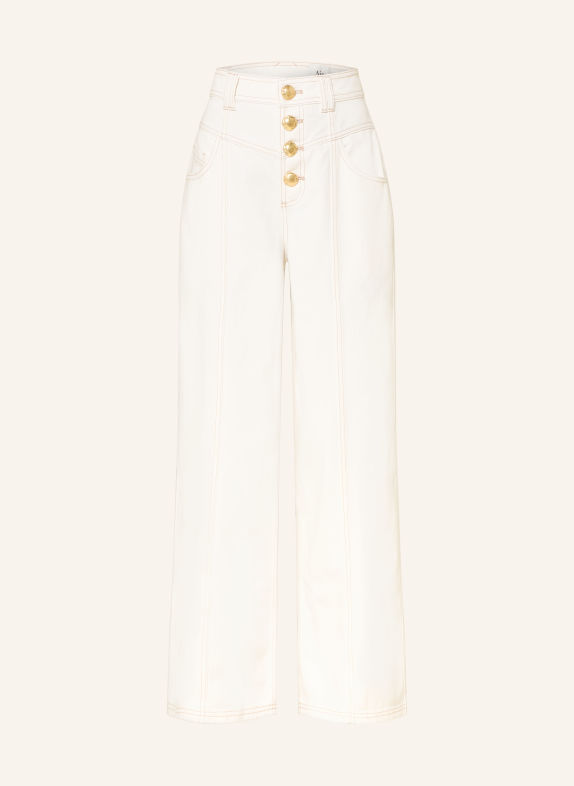 Aje. Wide leg jeans ANNETE IVRY IVORY
