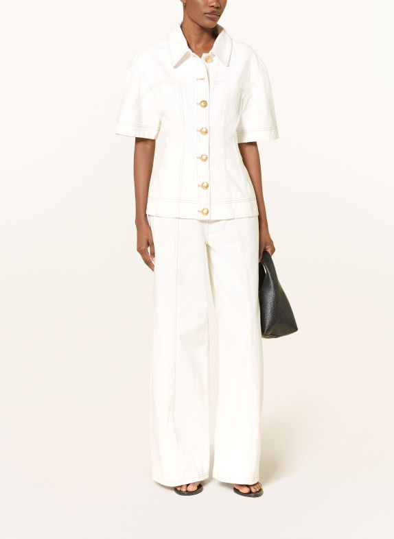 Aje. Jean wide leg ANNETE IVRY IVORY