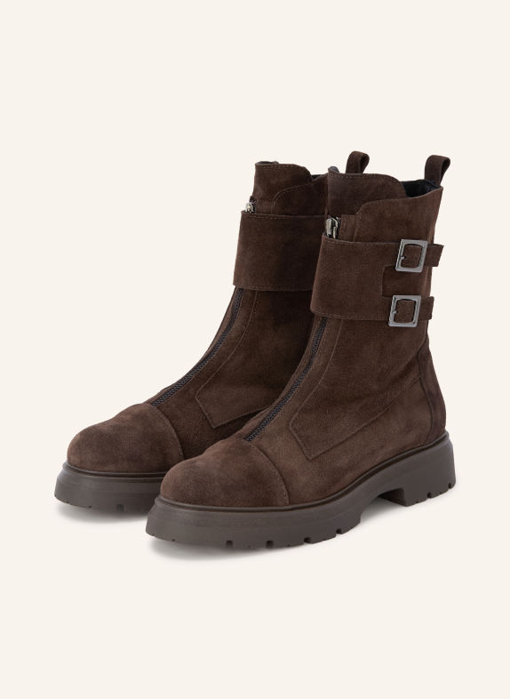 darling harbour Boots MARRON FONCÉ