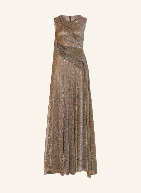 TALBOT RUNHOF Abendkleid mit Glitzergarn und Pailletten 099 GOLD