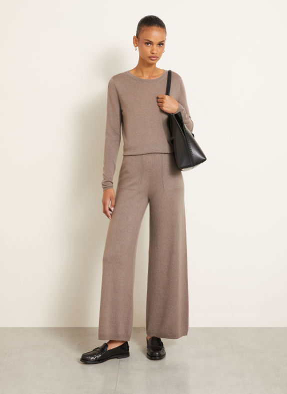 IRIS von ARNIM Pull en cachemire LAUREEN TAUPE