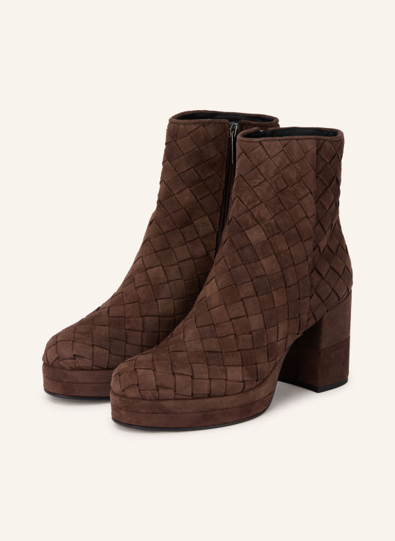 PONS QUINTANA BRISA Ankle boots DARK BROWN