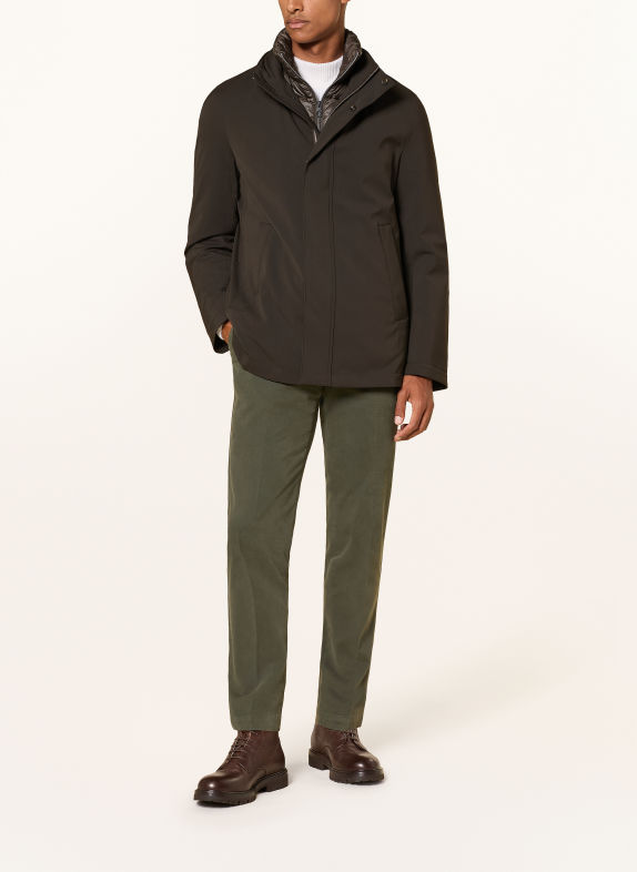 Montecore Daunenjacke mit herausnehmbarer Blende KHAKI