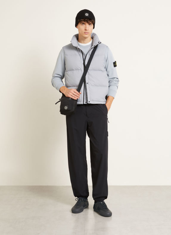 STONE ISLAND Doudoune sans manches BLEU CLAIR