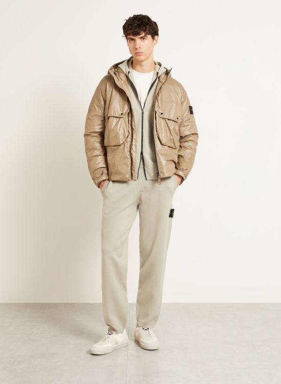 STONE ISLAND Strickhose BEIGE