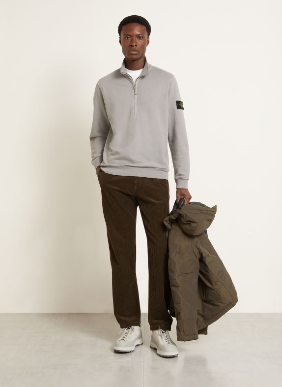 STONE ISLAND Sweat-Troyer HELLGRAU