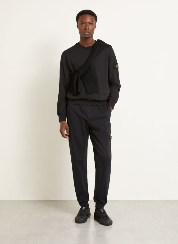 STONE ISLAND Sweatpant ZWART