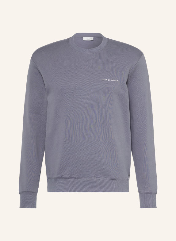 TIGER OF SWEDEN Sweatshirt EMERSON BLAUWGRIJS / WIT