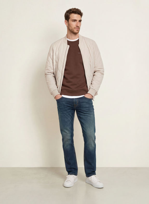TIGER OF SWEDEN Sweatshirt EMERSON MARRON FONCÉ