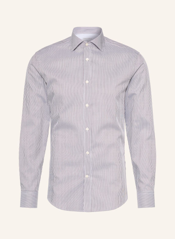 TIGER OF SWEDEN Overhemd ADLEY Slim Fit DONKERBLAUW / WIT