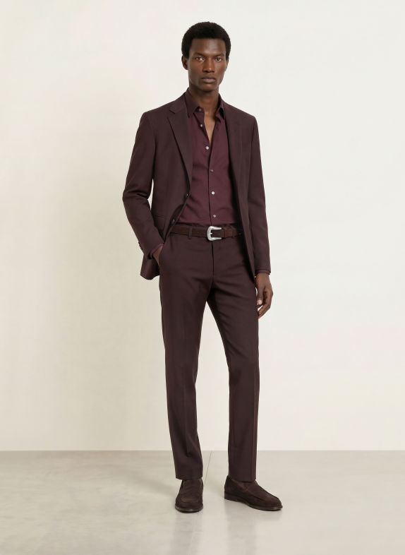TIGER OF SWEDEN Overhemd FILBRODIE Extra Slim Fit DONKERPAARS