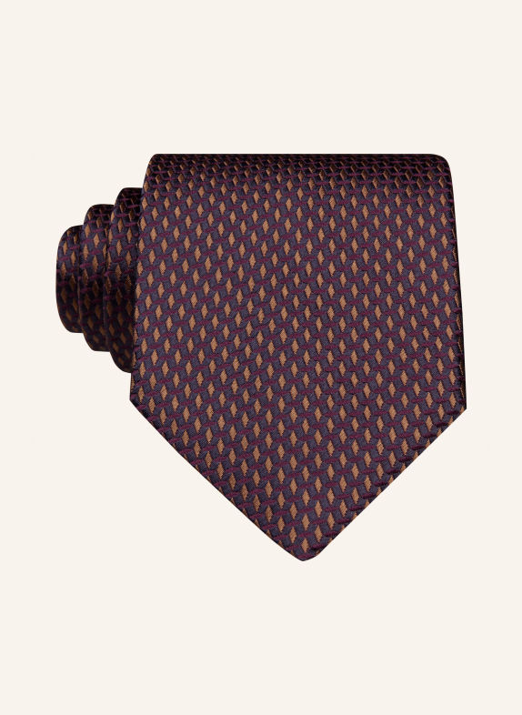 ETON Tie BROWN / DARK RED / DARK BLUE