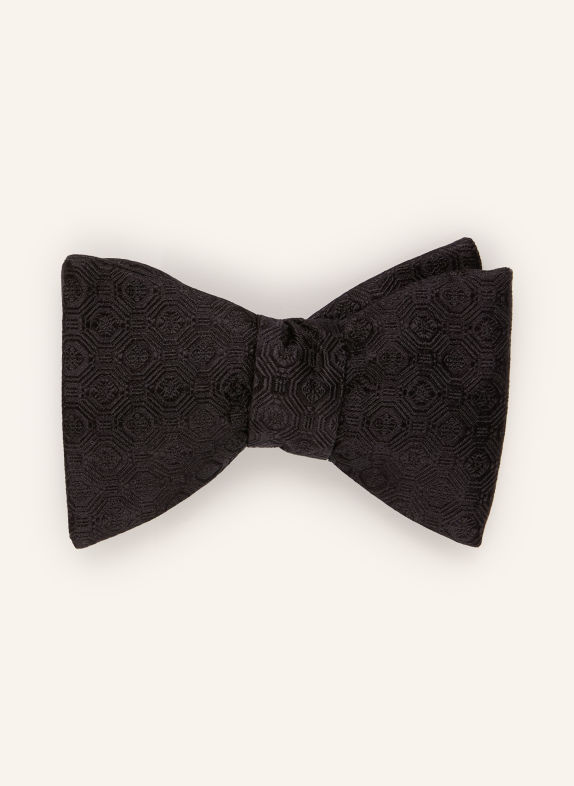 ETON Jacquard-Fliege SCHWARZ