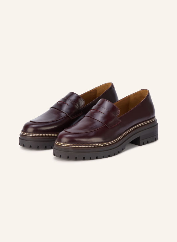 bobbies Penny-Loafer DUNKELROT