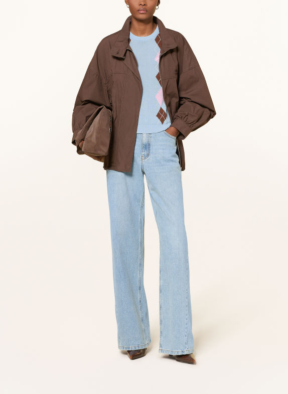 BAUM UND PFERDGARTEN Wide leg jeans nr. 03 C7348 Washed Light Blue