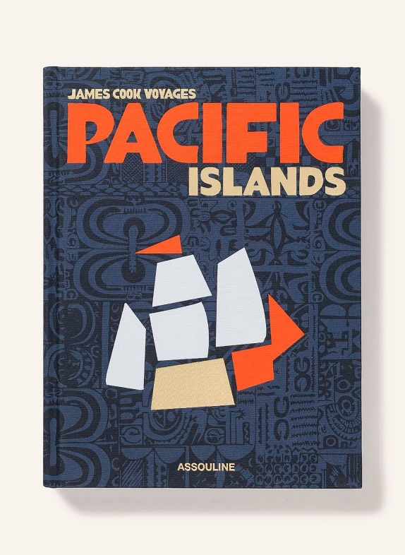 ASSOULINE Book: PACIFIC ISLANDS: JAMES COOK VOYAGES BLACK / GOLD / DARK BLUE
