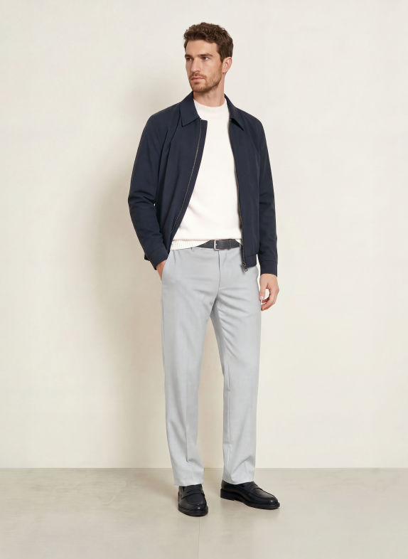 STRELLSON Broek JIN Regular Fit LICHTGRIJS