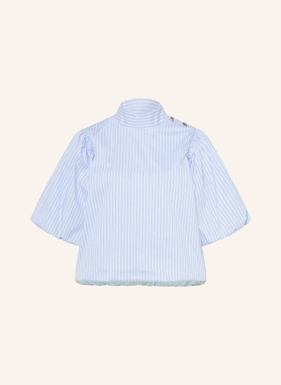 NEO NOIR PARISA Shirt blouse LIGHT BLUE / WHITE / BLACK