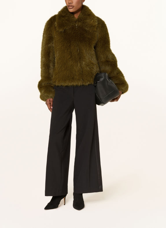 SOFIE SCHNOOR Kunstfell-Jacke METASW OLIV