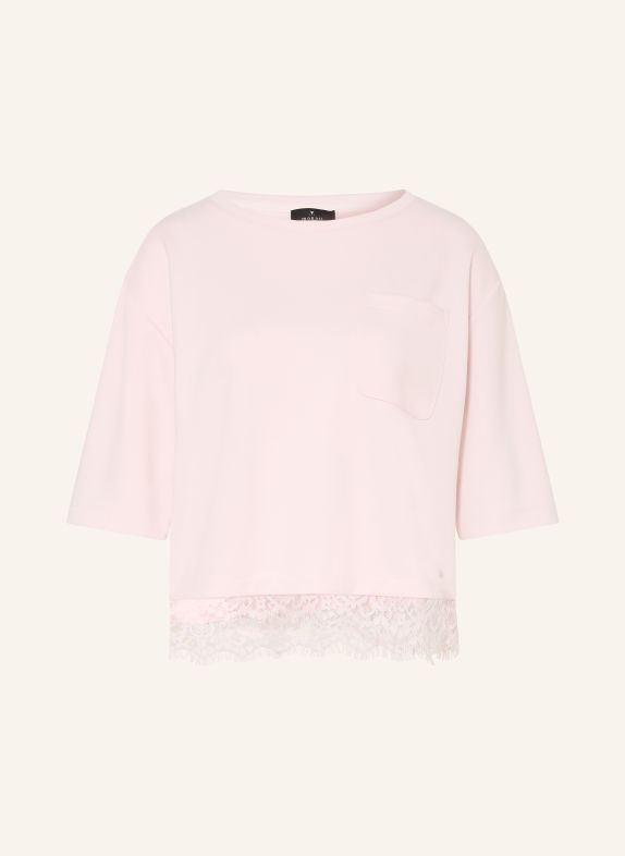 monari T-shirt with lace LIGHT PINK