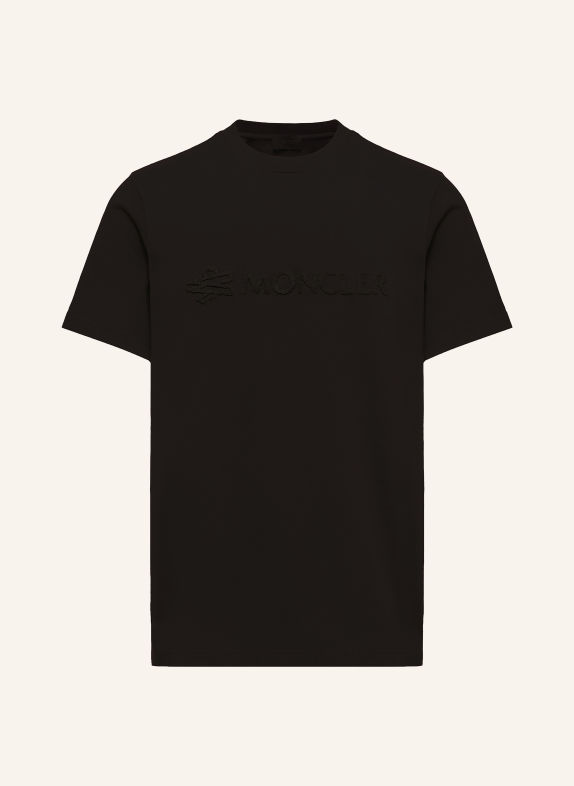 MONCLER T-shirt CZARNY