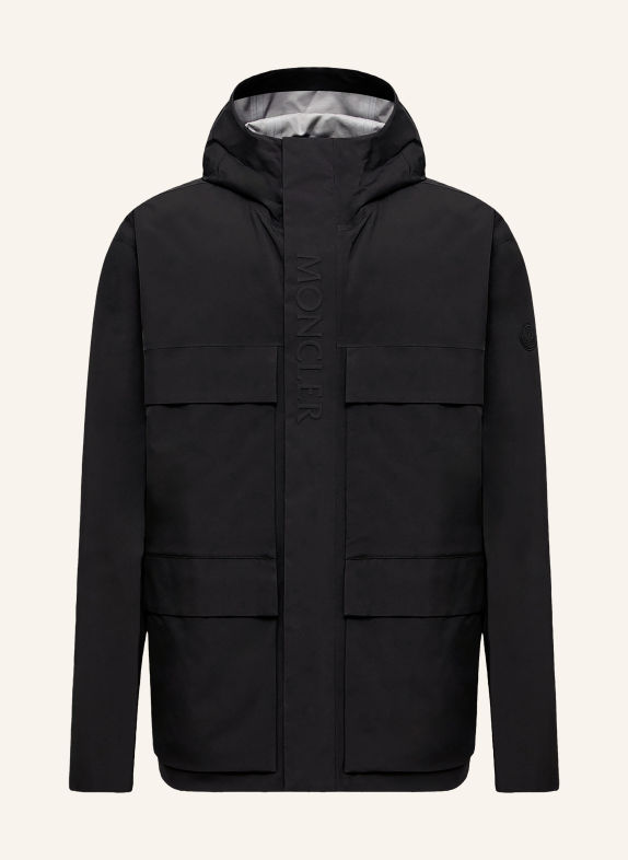 MONCLER Kurtka puchowa 2 w 1 ANTERMOIA CZARNY