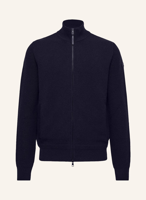 MONCLER Pletený svetr TMAVĚ MODRÁ