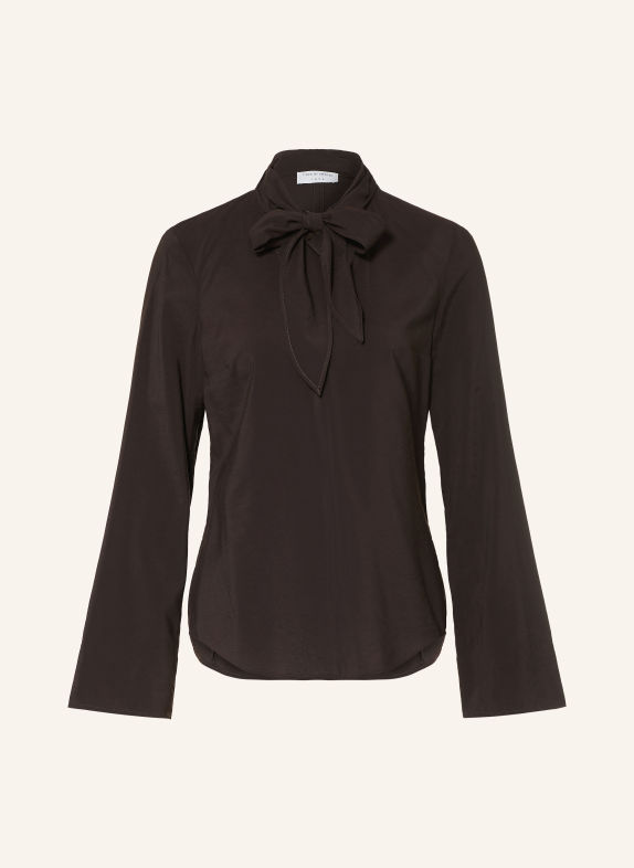 TIGER OF SWEDEN SOREN Tie-neck blouse DARK BROWN