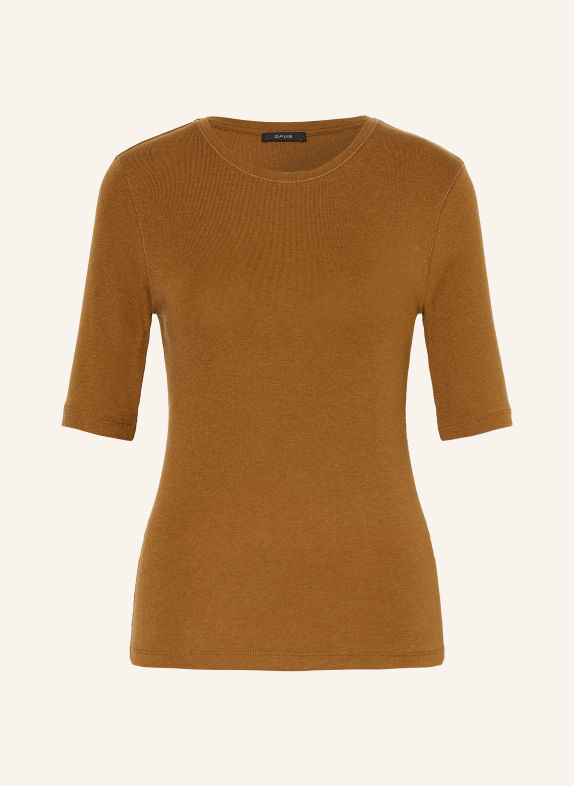OPUS T-shirt SORELA COGNAC