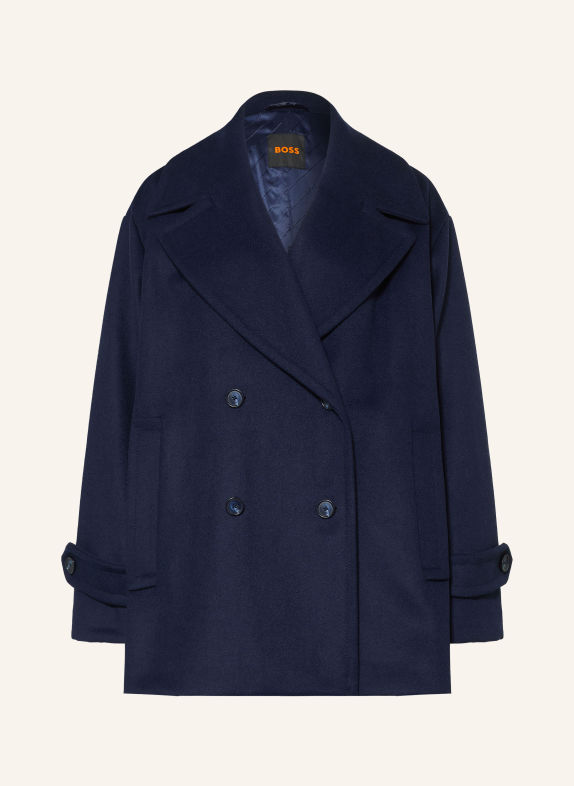 BOSS Pea coat CISABENA DARK BLUE