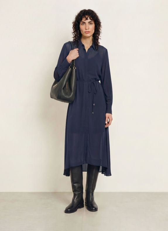 BOSS DRISTELLA Shirt dress DARK BLUE