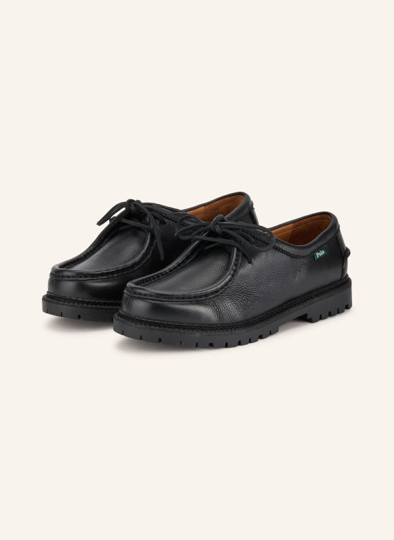 POLO RALPH LAUREN Pantofi cu șireturi JETT APRON NEGRU