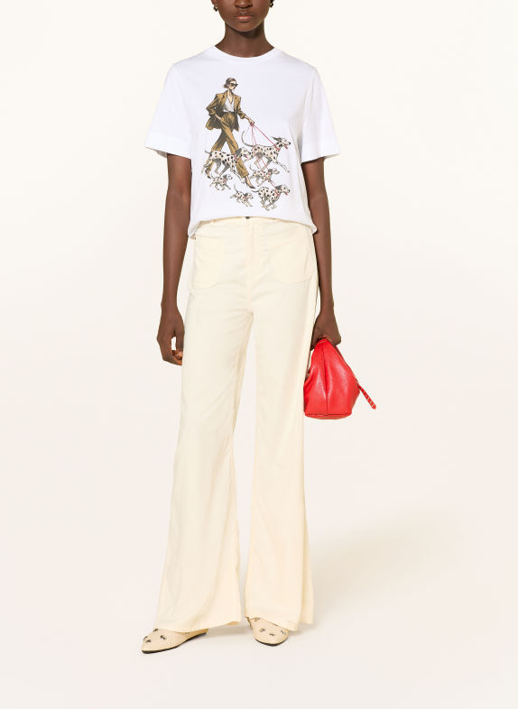 Rich & Royal T-shirt with Rhinestones WHITE
