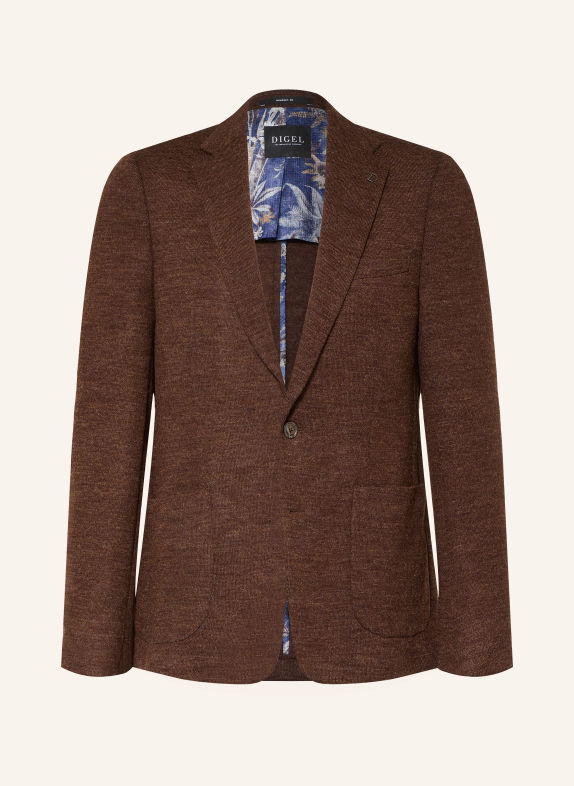 DIGEL Stricksakko EDWARD Modern Fit DUNKELBRAUN