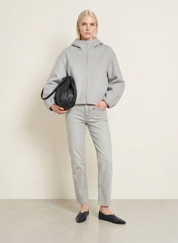 OPUS Straight jeans MINAH 70398 bright grey