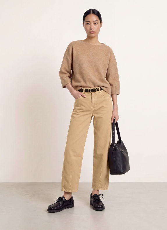 OPUS Barrel Jeans LISSIE 20044 light mocca