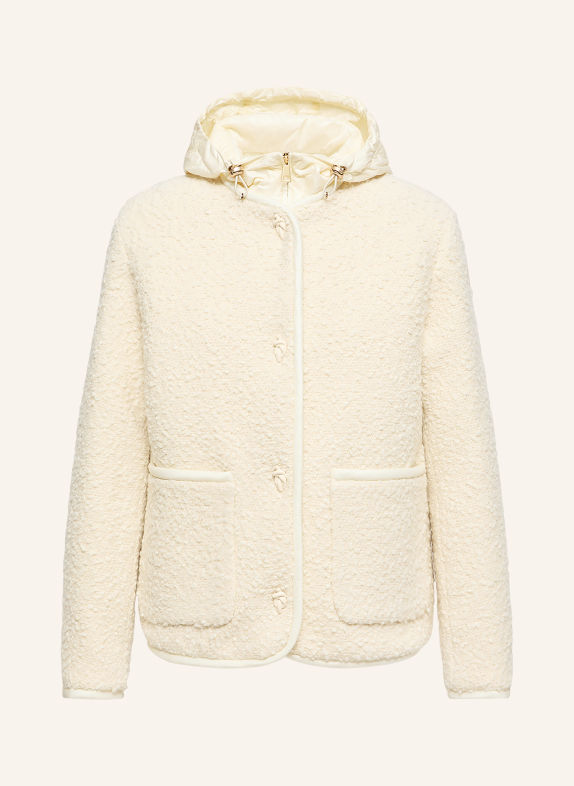 MONCLER Kurtka puchowa 2 w 1 HYLESINE z mieszanki materiałów BIAŁY