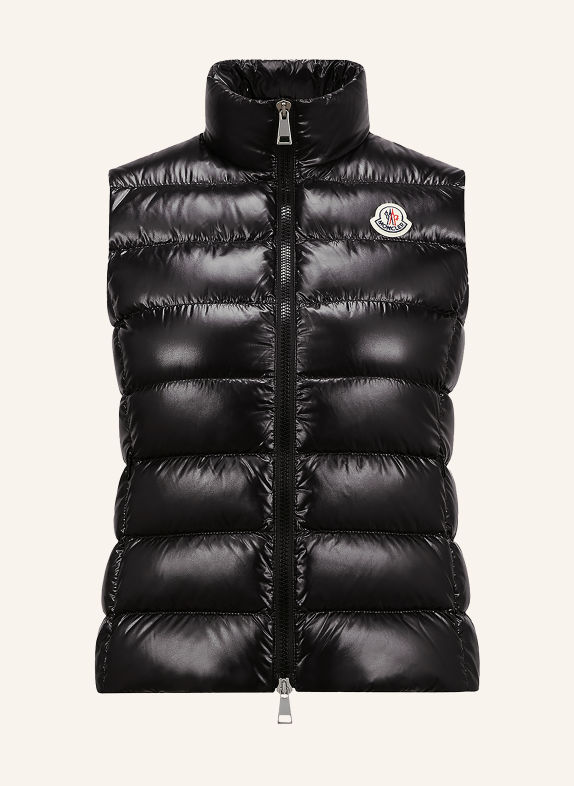 MONCLER Kamizelka puchowa GHANY CZARNY