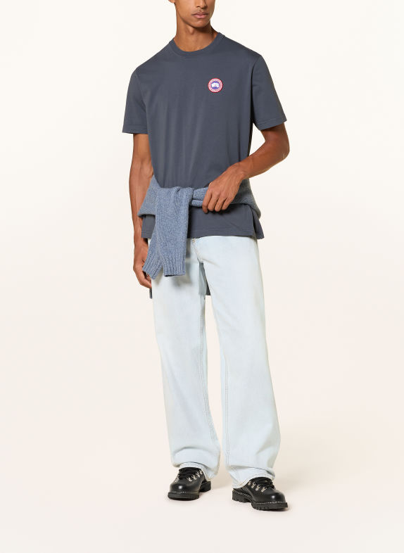 CANADA GOOSE T-shirt OCRA BLAUW