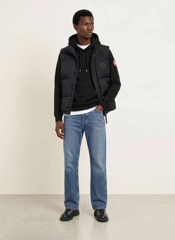 CANADA GOOSE Hoodie LOON ZWART / ROOD / WIT