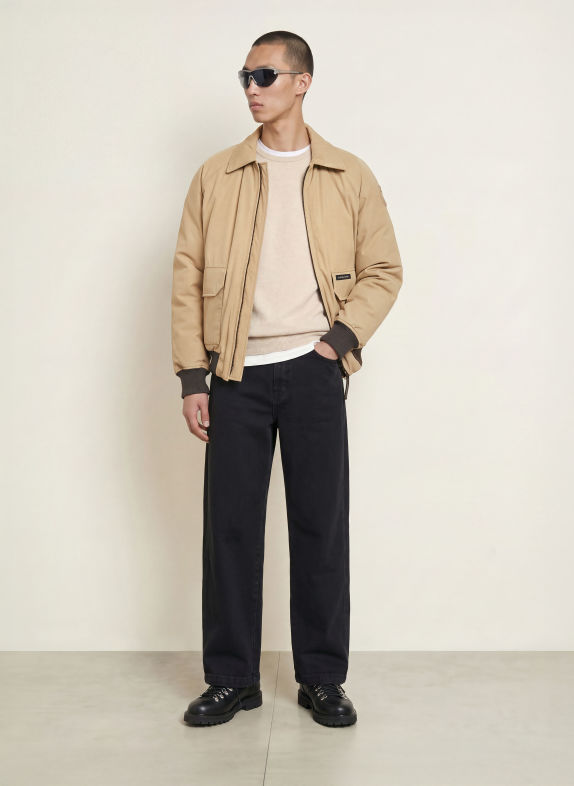 CANADA GOOSE Donsjas MIMICO BEIGE / ZWART