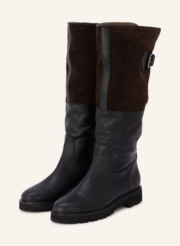 VIAMERCANTI Boots DARK BROWN
