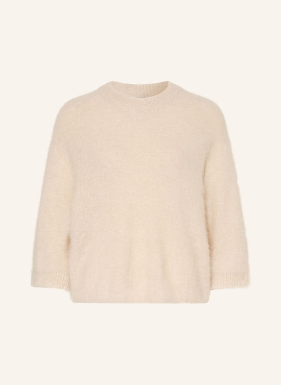 ANTONELLI firenze Trui met alpaca en 3/4-mouwen CRÈME