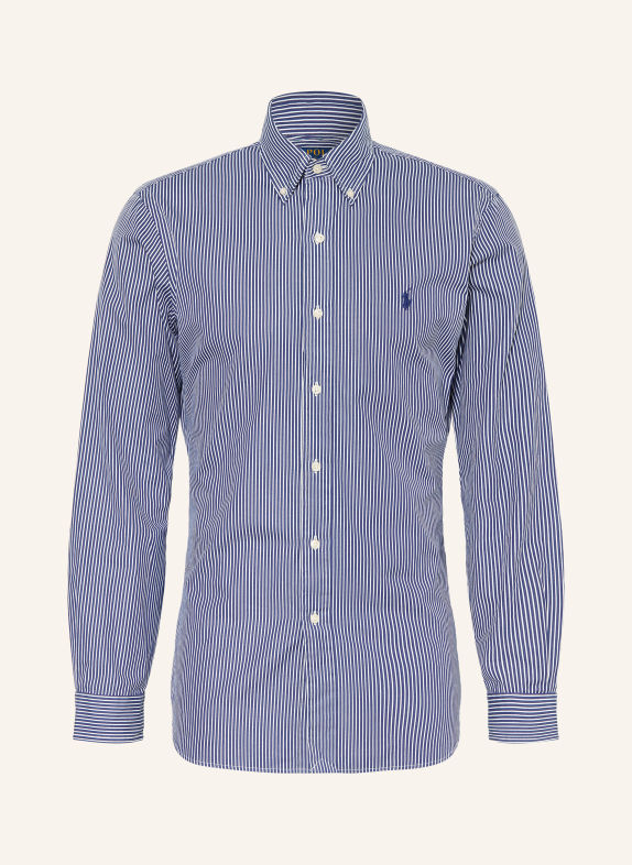 POLO RALPH LAUREN Hemd Custom Fit DUNKELBLAU / WEISS