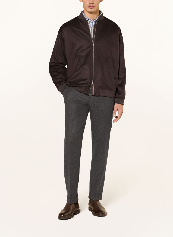 POLO RALPH LAUREN Pantaloni din flanel, croială regular GRI