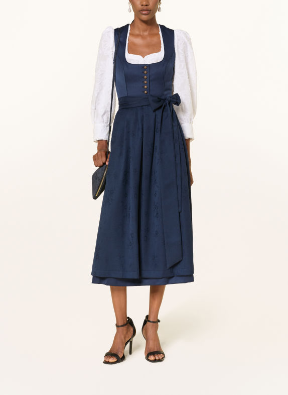 Heimatglück Tracht Dirndl LUCY DONKERBLAUW