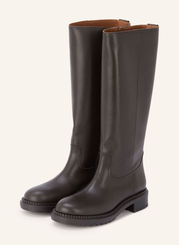 CASADEI CONCEPT SYMPHONY Boots DARK BROWN / SILVER