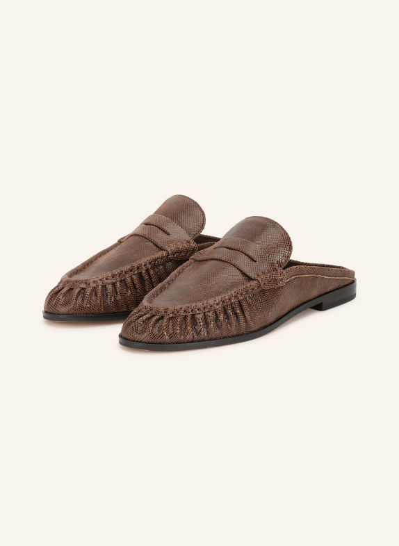 Dolce Vita Mule BETZY CIEMNOBRĄZOWY / JASNOBRĄZOWY