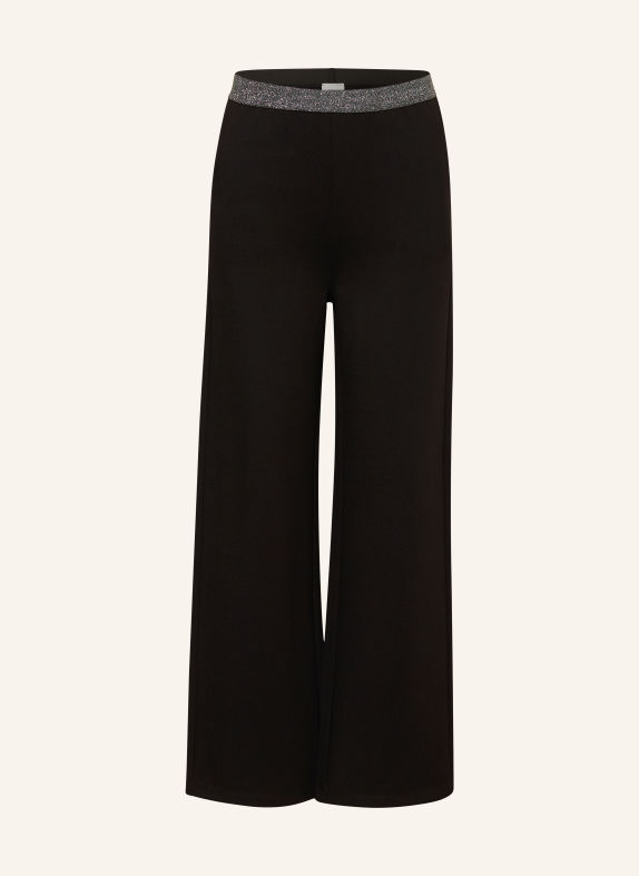 s.Oliver RED Jerseyhose mit Glitzergarn SCHWARZ