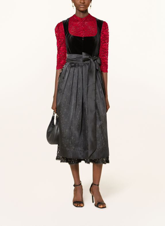 TALBOT RUNHOF Bluză dirndl cu mâneci 3/4 ROȘU ÎNCHIS